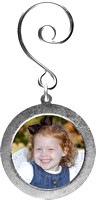 Round Silver Ornament
